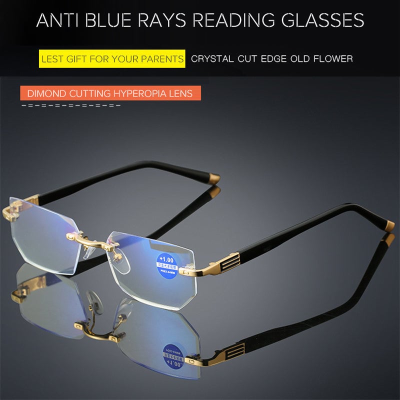 Sapphire Hard Anti-Blue Dual-Use Progressive Reading Glasses