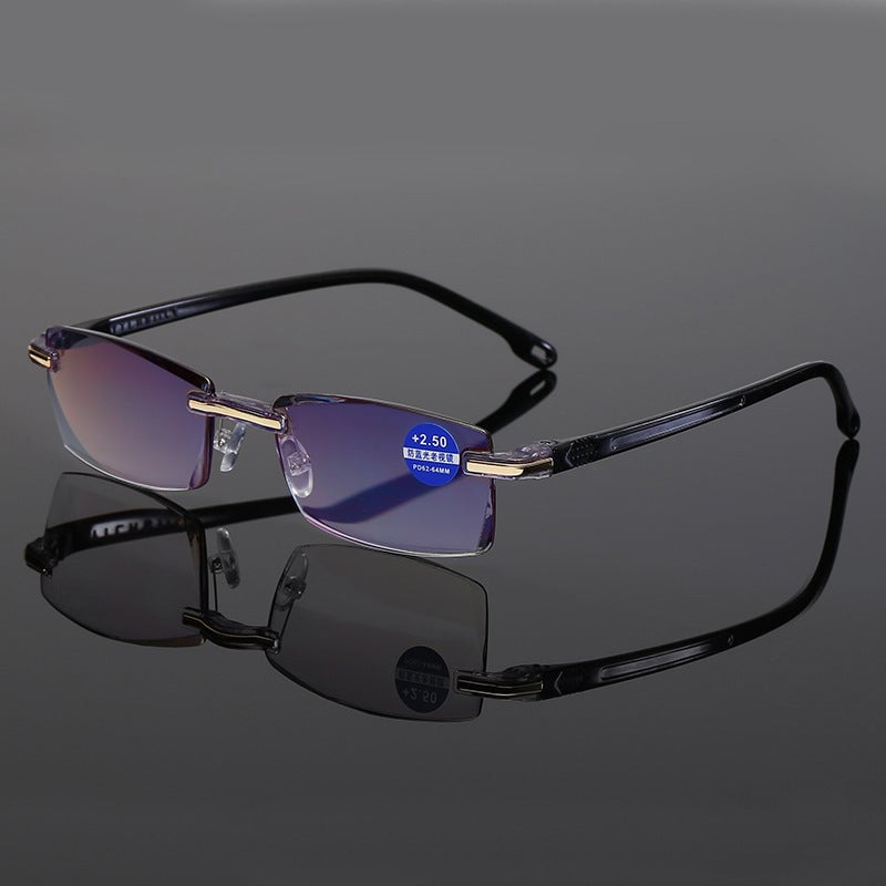 Sapphire Hard Anti-Blue Dual-Use Progressive Reading Glasses