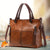 Scott Poppy Leather shoulder bag