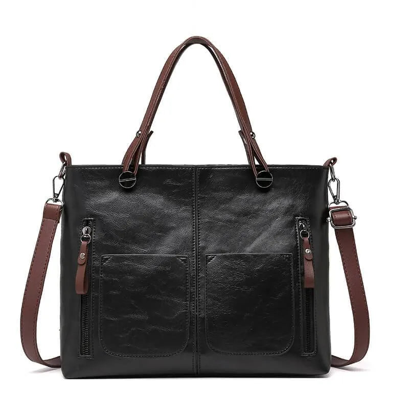 Scott Poppy Leather shoulder bag