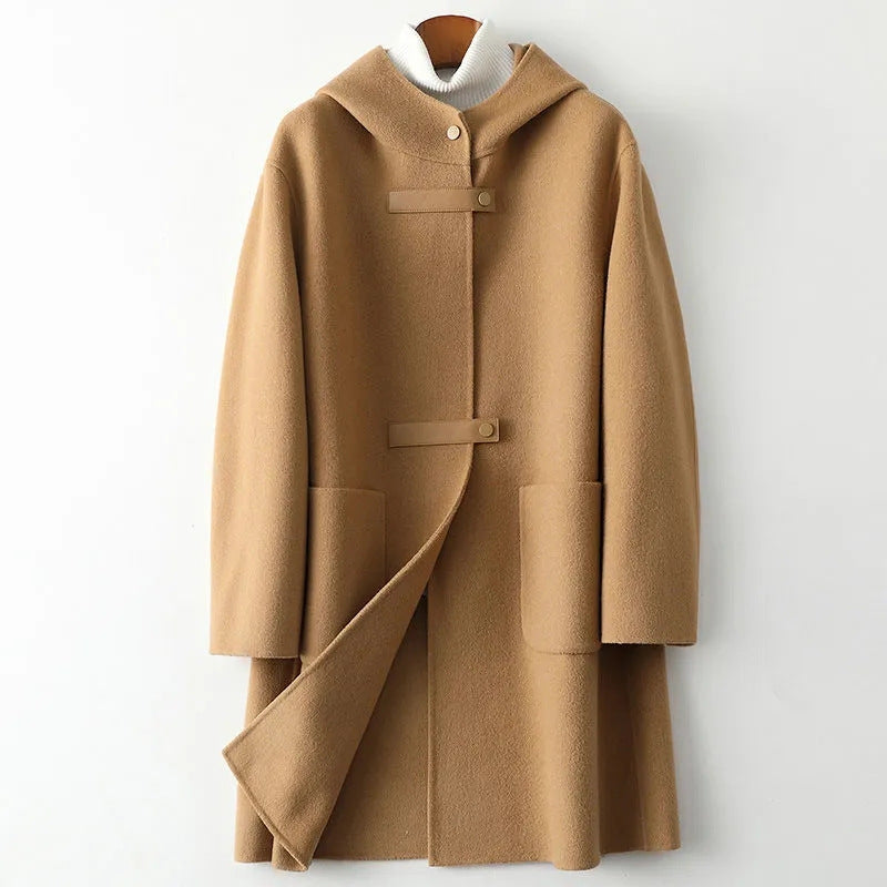 Hannah Clay Wool Overcoat