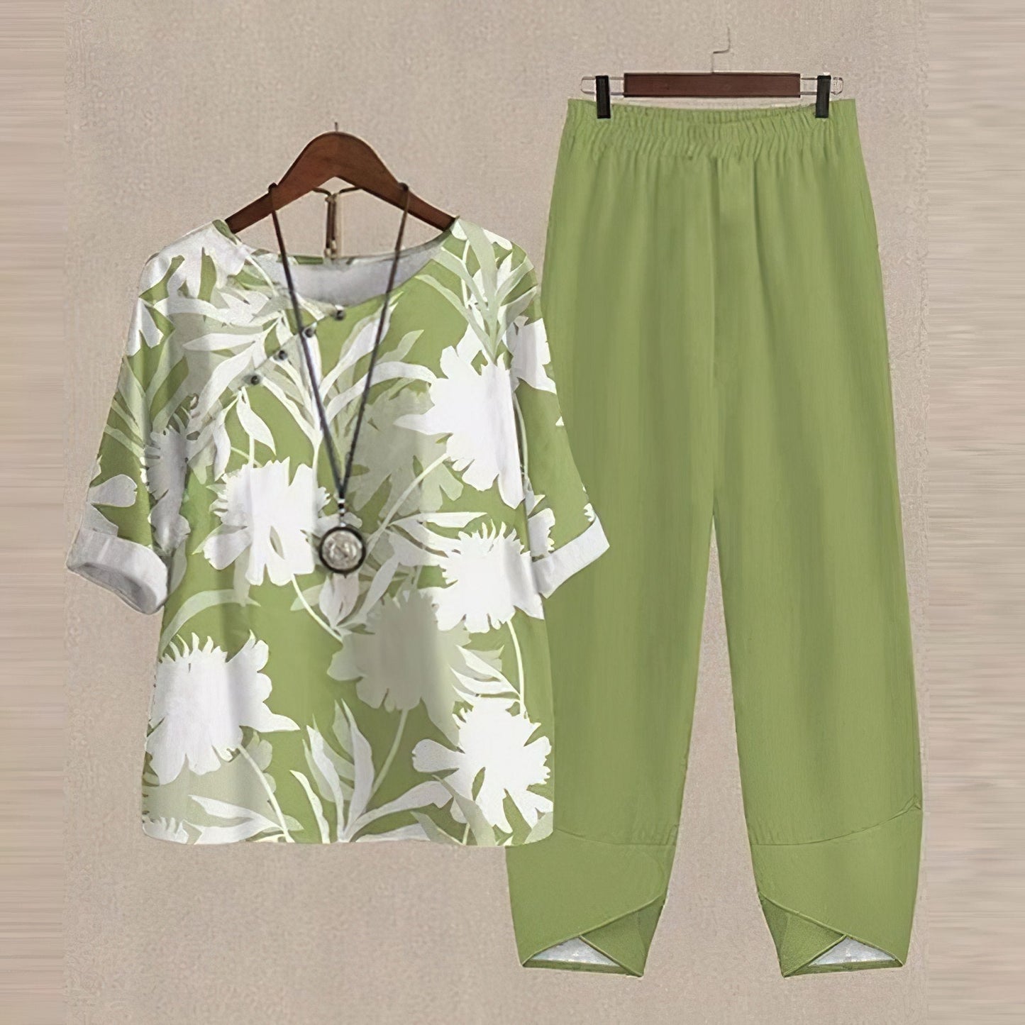 CHIC SHIRT AND PANT SET