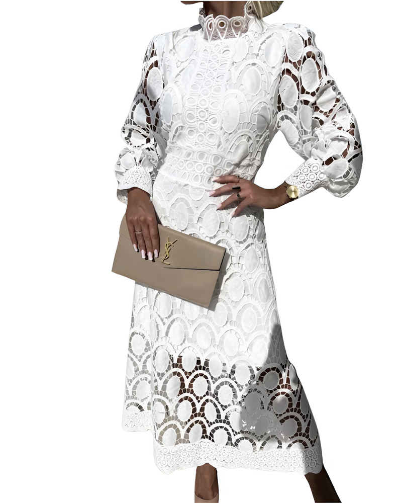 Georgia™ - Stylish French Lace Dress