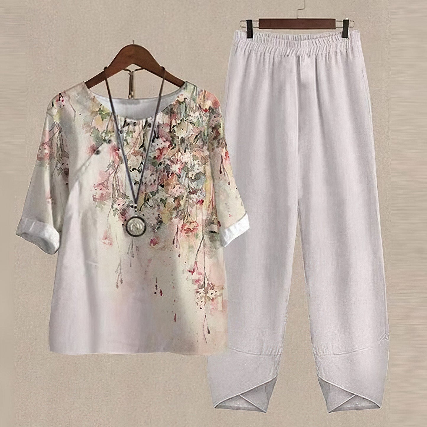 CHIC SHIRT AND PANT SET